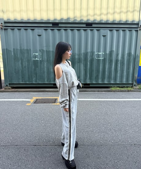 レースラインパンツ【GRAY】