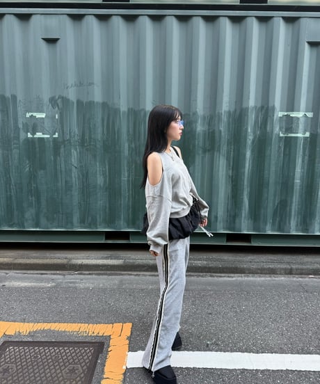 レースラインパンツ【GRAY】