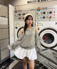 To me スウェットトップス【GRAY】