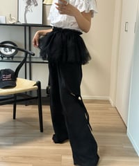 サマースリットスウェット【BLACK】