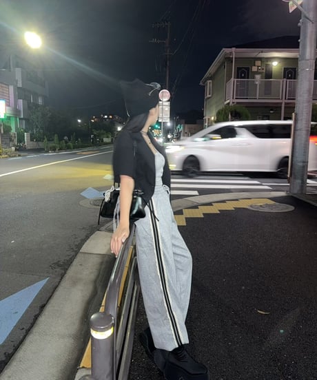 レースラインパンツ【GRAY】