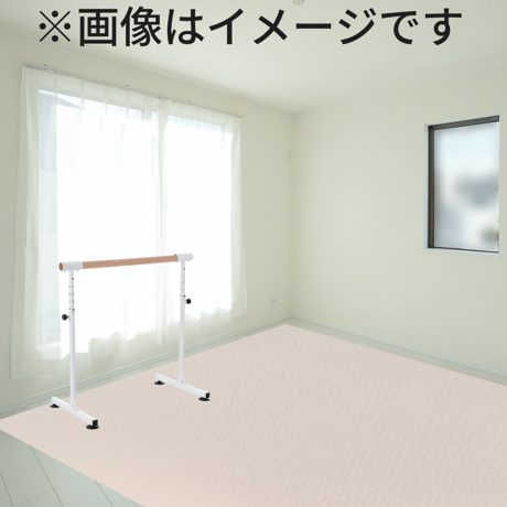 《 バレエマット／さくらピンク 》10cm単位オーダー｜リノリウム代用・ダンスマット・自宅練習用・手作りスタジオ｜LMO-11