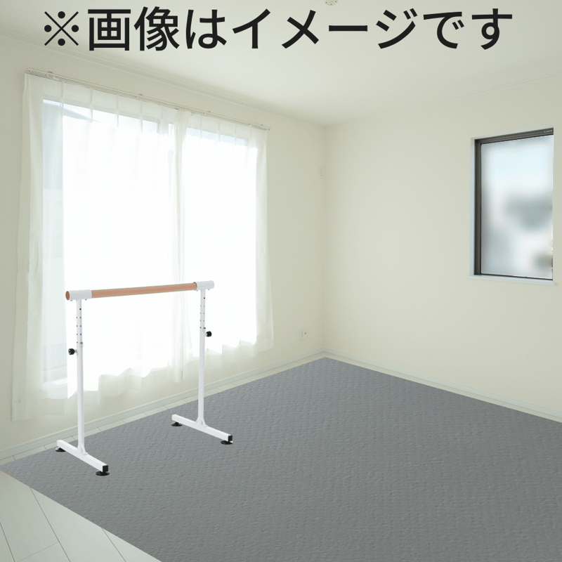 バレエマット／グレー 》選べるサイズ｜リノリウム代用・ダンスマット