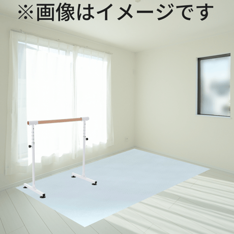 《 バレエマット／ペールブルー 》選べるサイズ｜リノリウム代用・ダンスマット・自宅練習用・手作りスタジオ｜LM-16