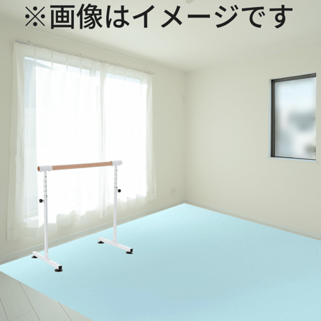 【販売再開】《 バレエマット／スカイブルー 》選べるサイズ｜リノリウム代用・ダンスマット・自宅練習用・手作りスタジオ｜LM-17