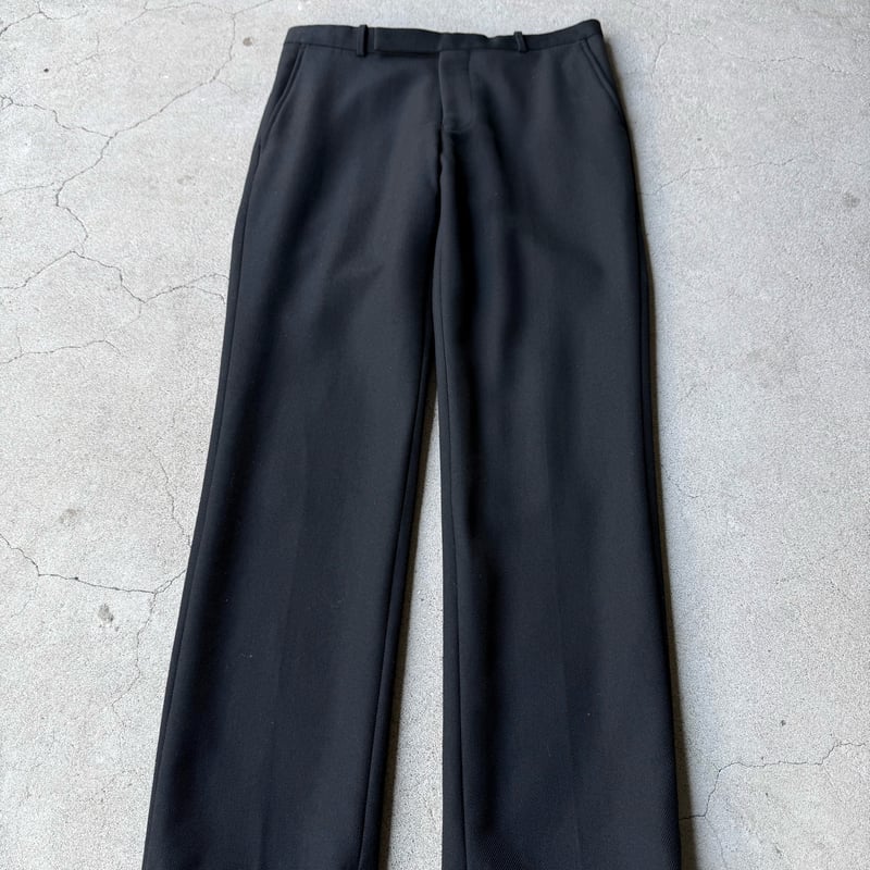 AURALEE BLACK WOOL SERGE NARROW SLACKS | LOSER AURALEE BLACK WOOL SERGE NARROW SLACKS | LOSER