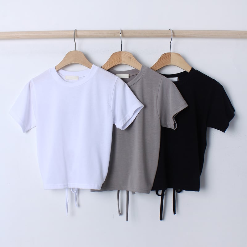 バックポイント半袖Tシャツ | K-ファッション shawty