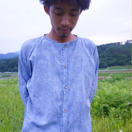 【6月予約】メンズサイズ　野良着風来坊シャツ