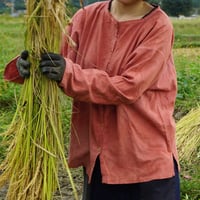 【6月予約】メンズサイズ　野良着風来坊シャツ