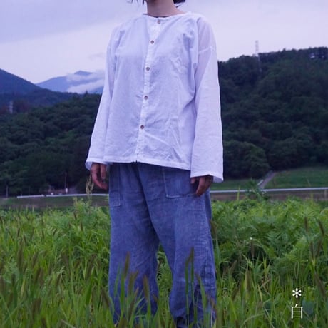 【6月予約】メンズサイズ　野良着風来坊シャツ