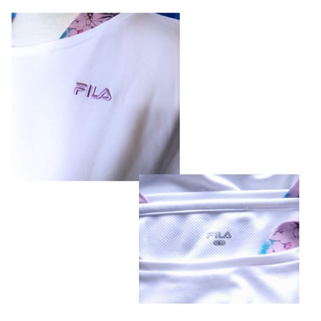 【古着】Lサイズ　ＦＩＬＡ　重ね着風Ｔシャツ　WL-24100015