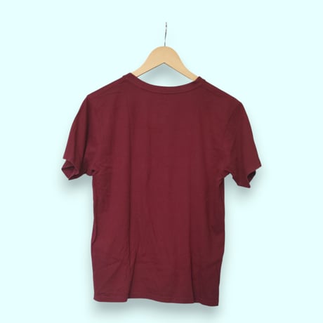 【古着】Mサイズ　メンズTシャツ　エンジ　WL-24100018