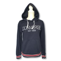 【古着】Mサイズ　CONVERSE　パーカー　ネイビー　WL-24100006