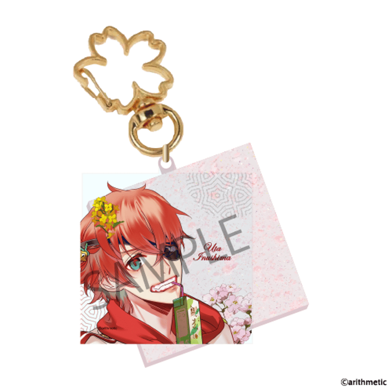 あやかしごはん 10th Anniversary 桜アクリルツインキーホルダー