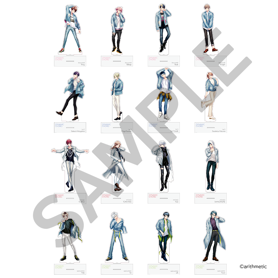 DYNAMIC CHORD アクリルスタンド グッズ-スタンドポップ】DYNAMIC CHORD アクリルスタンド BLACK