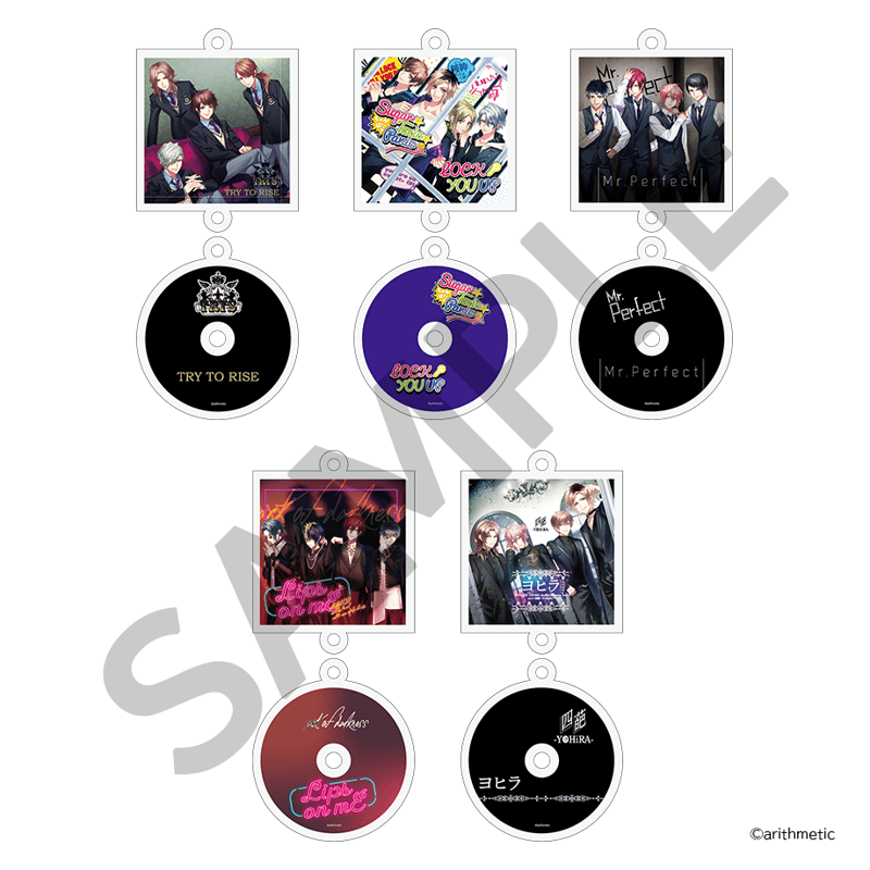 DYNAMIC CHORD 2連キーホルダー shuffleCD ver. vol.2 | は