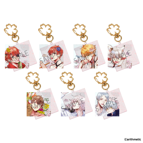 あやかしごはん 10th Anniversary 桜アクリルツインキーホルダー | は