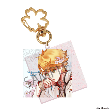 あやかしごはん 10th Anniversary 桜アクリルツインキーホルダー