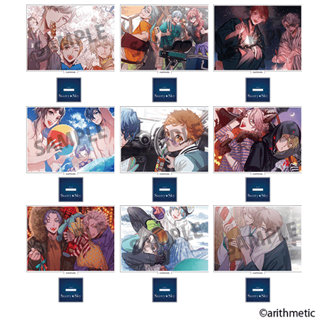 ③クリアファイル『アニメ Starry☆Sky オフィシャルFC』ストラップ ②ストラップ『アニメ Starry☆Sky オフィシャルFC』クリアファイル