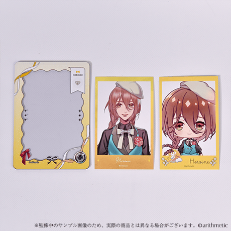チェキ風カード＆ケースセット Heroine ver.