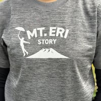 吸水速乾ドライTシャツ「MT.ERI STORY」（ヘザーチャコール）