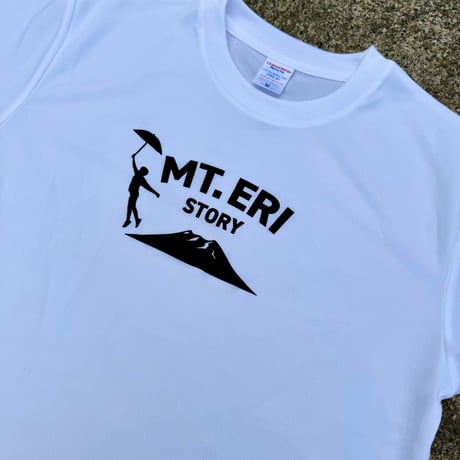 吸水速乾ドライTシャツ「MT.ERI STORY」（ホワイト）