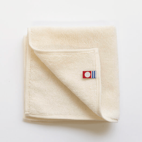 なすびくん刺繍入りオーガニックコットンハンカチ