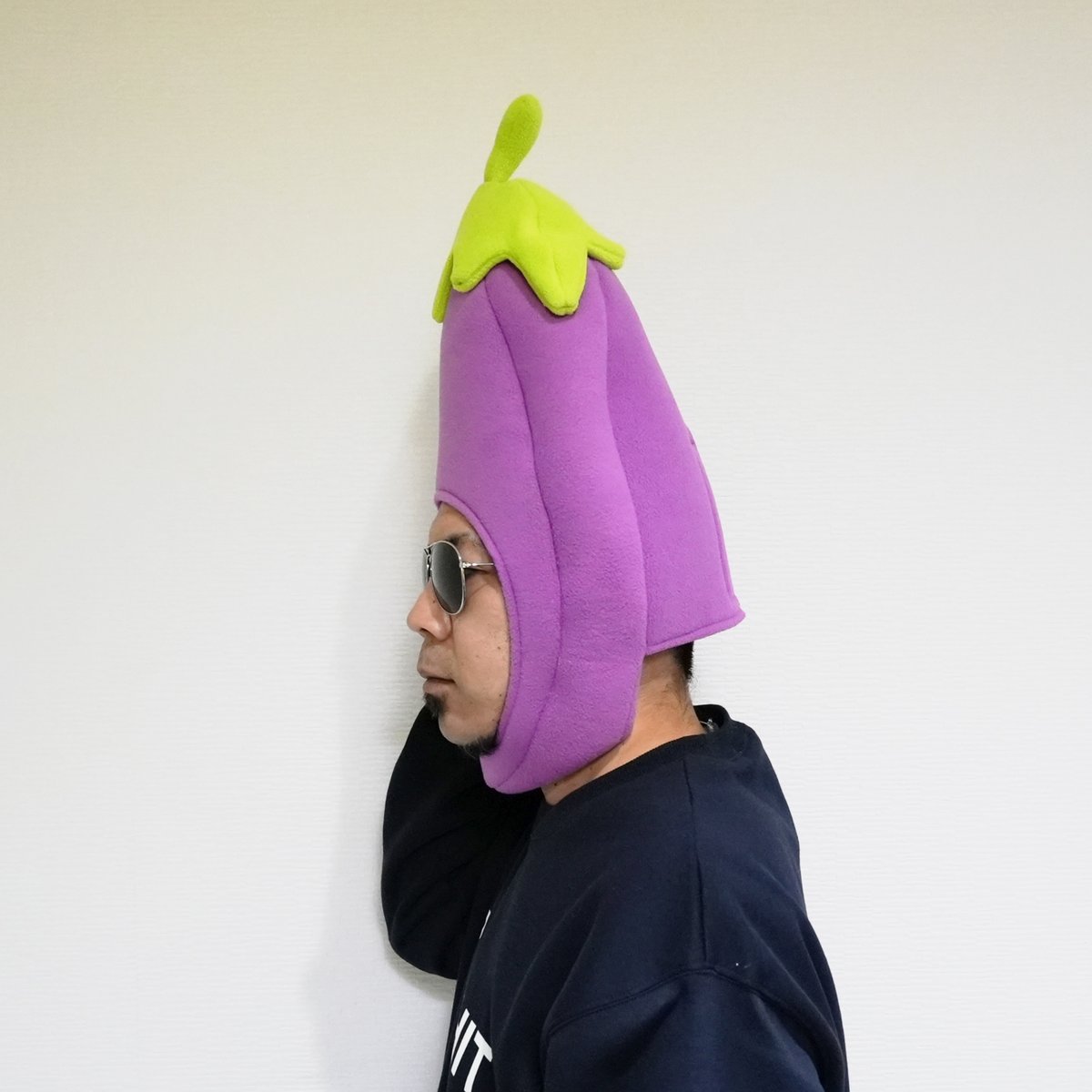 本物のナスビの被り物 | 天竺川原イベントGOODS