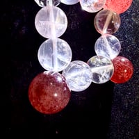 大玉キラキラ✨濃ゆいストロベリー🍓スターアイリスローズ