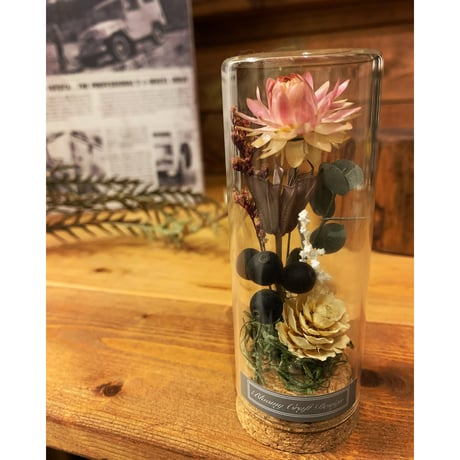 専用＊Jumbo bottleドライフラワーボトル クロホオズキ 専用＊Jumbo