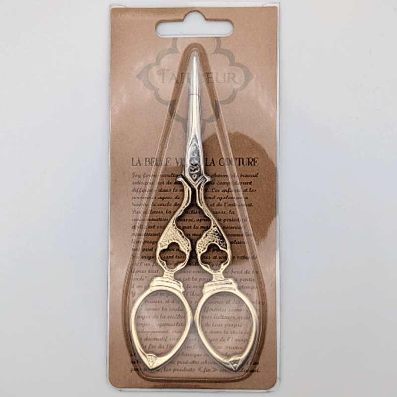 ポッシュリビング デザインシザー ゴールド 手芸用はさみ | 河島商店