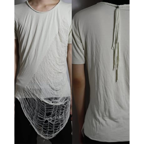 【Schorl】2000s spider web T