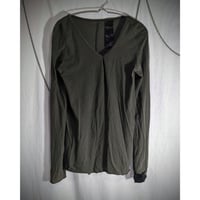【Sistere】twisted seem cutoff long cutsaw