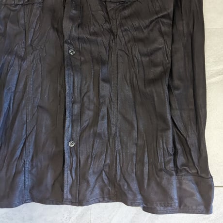 【TORNADO MART】wrinkled crocodile shirts