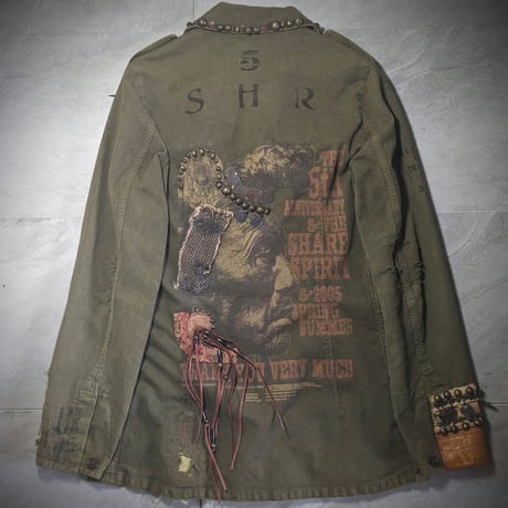 【SHARE SPIRIT】5th anniversary chaos military jacket