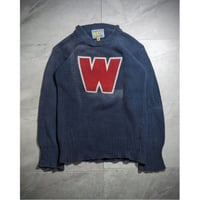 【W&L.T.】"W" logo long sleeve knit