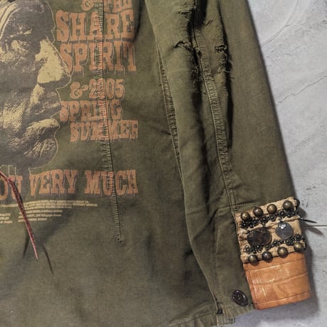 【SHARE SPIRIT】5th anniversary chaos military jacket