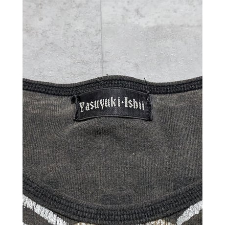 【YASUYUKI ISHII】00s full graphic tattoo T