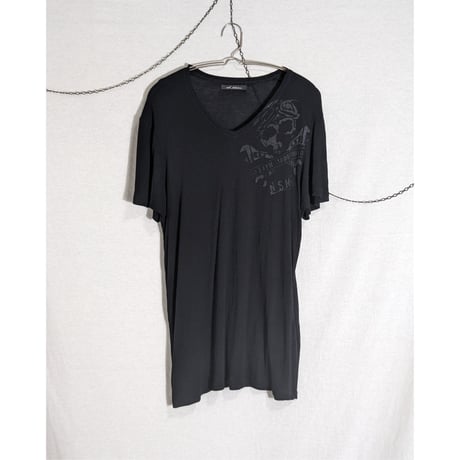 【14th addiction】back cross skull T