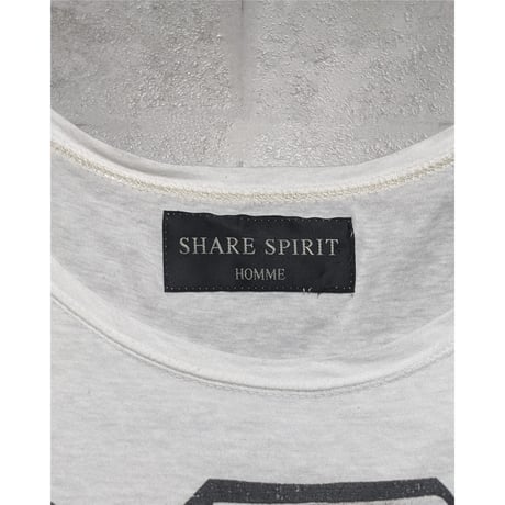 【SHARE SPIRIT】graphic big T