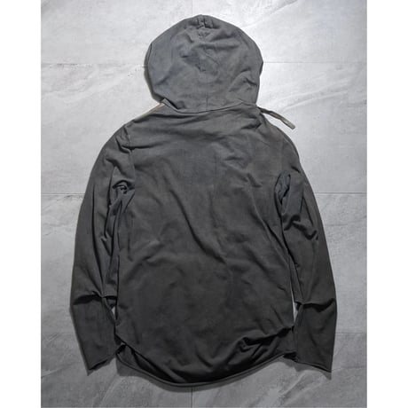 【No,No,Yes】leather docking hoodie