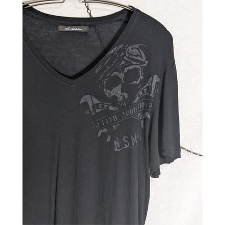 【14th addiction】back cross skull T