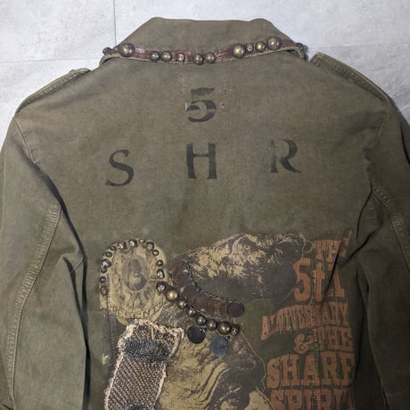 【SHARE SPIRIT】5th anniversary chaos military jacket