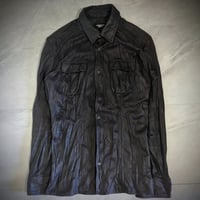 【TORNADO MART】wrinkled crocodile shirts