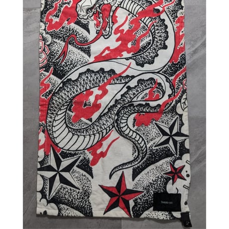 【YASUYUKI ISHII】2000s snake tattoo towel