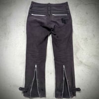【diet butcher slim skin】triple waist bontage pants