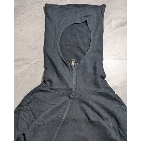 【jab】square curved zip hoodie