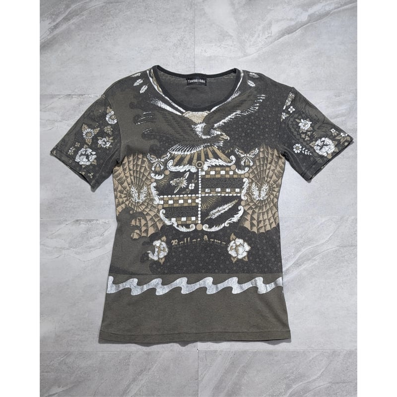 Yasuyukiw Ishii—Skull & Rose Long Sleeve Yasuyuki Ishii Yasuyuki