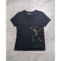 【bajra】2000s skeleton crucified T