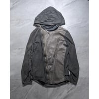 【No,No,Yes】leather docking hoodie